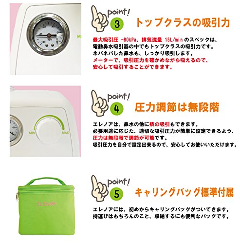Amazon.co.jp: 電動鼻水吸引器（たん吸引器） 鼻水吸引器 鼻吸い器